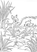 kolorowanki Bambi Disney malowanki do wydruku numer 16